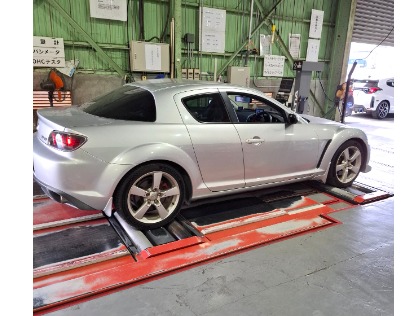 マツダ RX-8(2005年式、11万～11万5千km)の車検実績：GTNET車検 