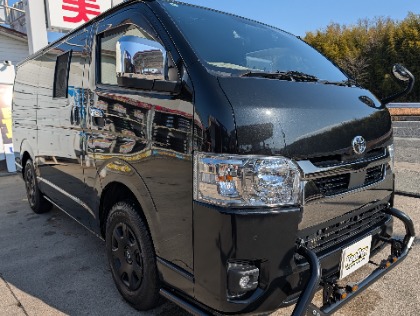ハイエースバン(トヨタ)の純水手洗い洗車