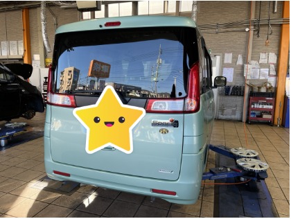 スズキ スペーシア(2014年式、3万5千～4万km)の車検作業実績・車検の速
