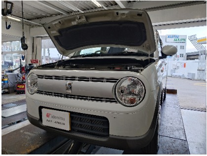 スズキ アルトラパン(2021年式、2万～2万5千km)の車検作業実績・車検屋