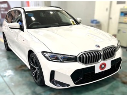 3シリーズツーリング(BMW)のピュアーホワイトキーパー(水垢取付き)