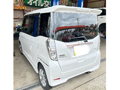 日産 デイズ ルークス(2017年式、10万5千～11万km)の車検作業実績