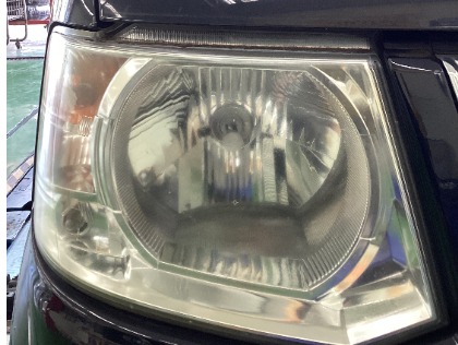 三菱 ekワゴン(2009年式、7万5千～8万km)の車検作業