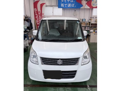 スズキ パレット(2013年式、7万5千～8万km)の車検作業実績・Dr