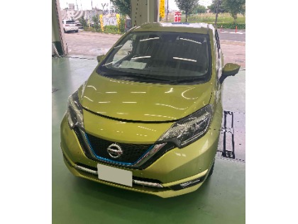 日産 ノート(2019年式、3万5千～4万km)の車検作業実績・Dr