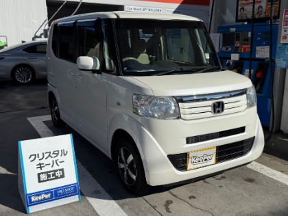 N BOX(ホンダ)の【給油割引カードプレゼント！】クリスタルキーパー【代車無料】
