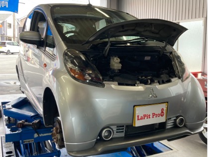 三菱 アイ(2009年式、14万km以上)の車検作業実績・LaPit Pro