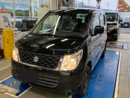 ワゴンR！26500km！2014年！車検長い！ スズキ ワゴンR(2015年式、4万5千～5万km)の車検作業実績・WECARS 千葉