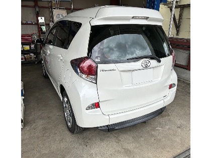 トヨタ ラクティス(2015年式、1万～1万5千km)の車検作業実績・Dr