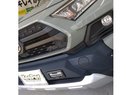RAV4(トヨタ)の無塗装樹脂パーツキーパー（大）