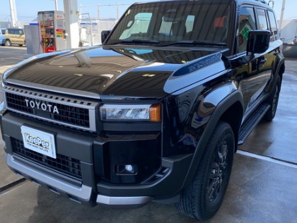 ランドクルーザー250(トヨタ)の手洗い洗車