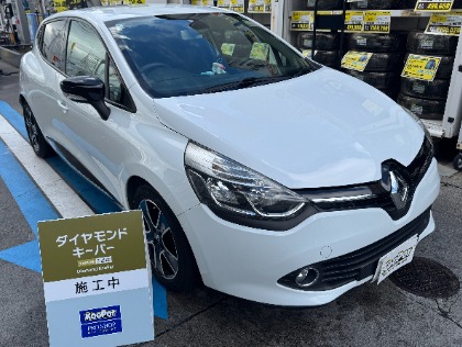 ルーテシア(ルノー)の【10月施工限定特典付】ダイヤモンドキーパー→20%OFF!!さらに樹脂フェンダーキーパー無料！！(※代車無料貸し出し）