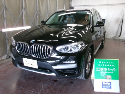 X3(BMW)のECOプラスダイヤモンドキーパー