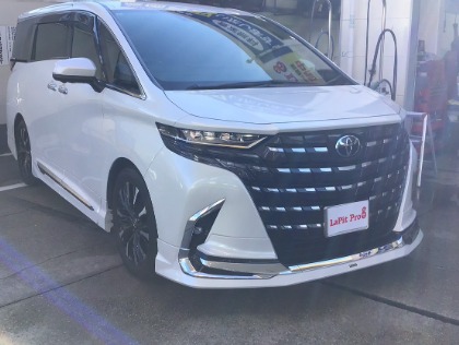 アルファード(トヨタ)の手洗い洗車