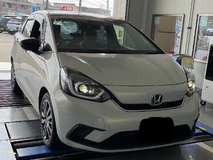 ホンダ フィット(2021年式、8万～8万5千km)の車検作業実績・マッハ車検