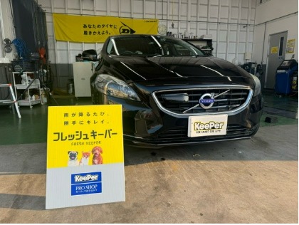 V40(ボルボ)の軽研磨フレッシュキーパー