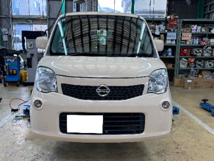 日産 モコ(2013年式、9万5千～10万km)の車検作業実績・小野瀬自動車