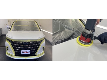 アルファード ハイブリッド(トヨタ)のセラミックコーティング撥水層Ver(施工後のメンテナンスがずっと無料)