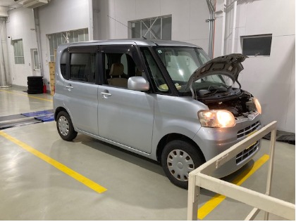 ダイハツ タント(2009年式、13万5千～14万km)の車検作業実績・セルフ