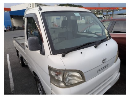 静岡　Kトラ　車検8年7月 ダイハツ ハイゼットトラック(2012年式、1万5千～2万km)の車検作業実績