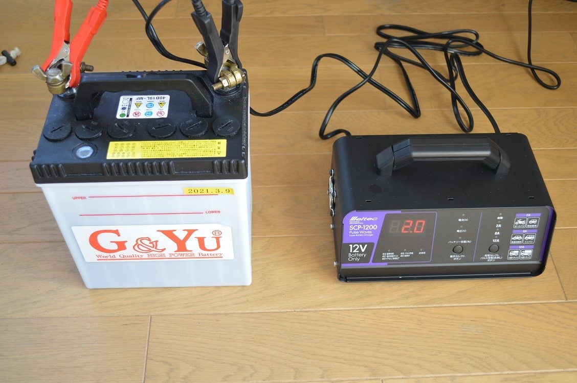 楽天市場】全自動パルス充電器 バッテリー充電器 SCP-1200 12V対応