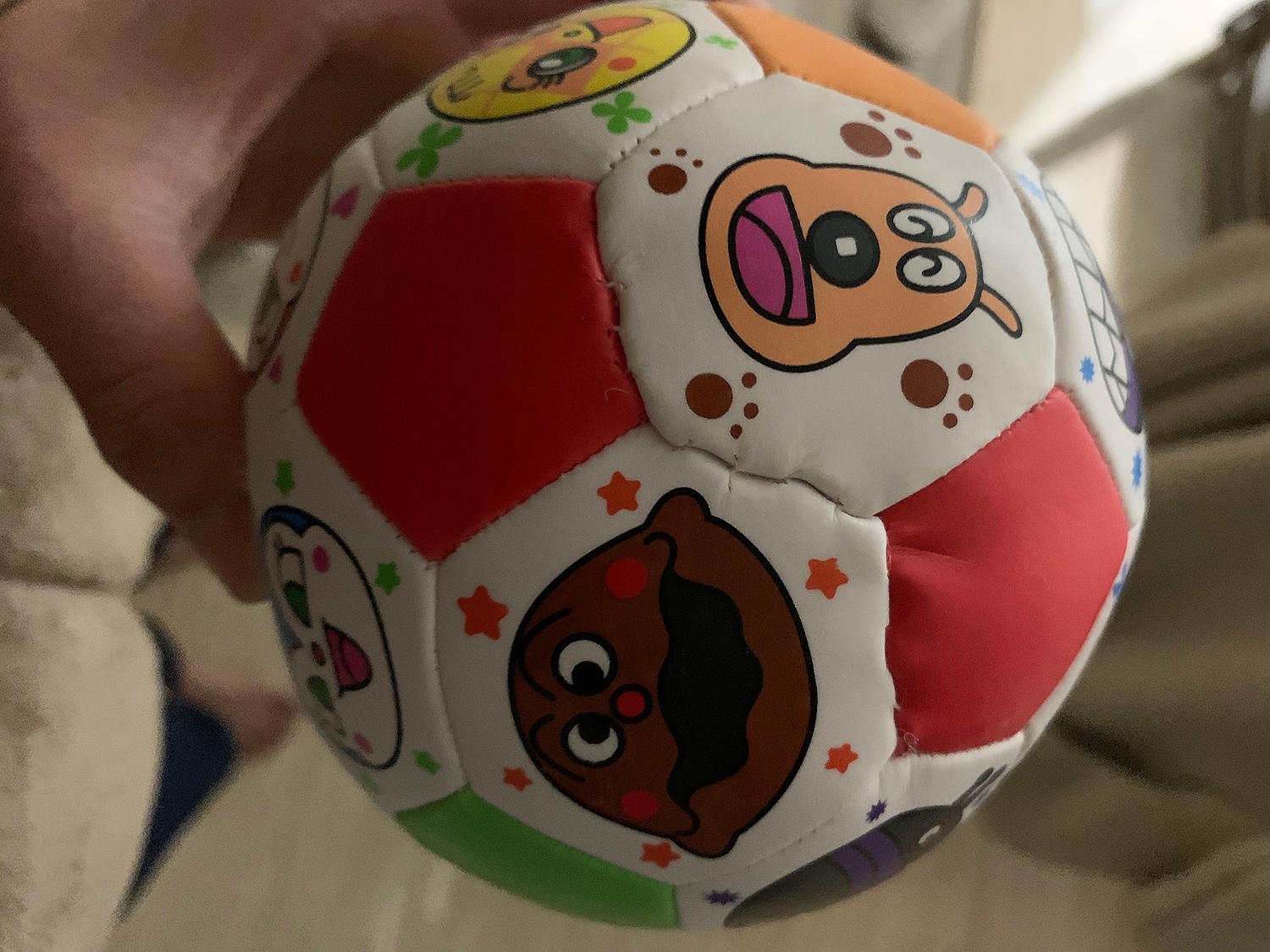 アンパンマン カラフルサッカーボールおもちゃ こども 子供 知育 勉強