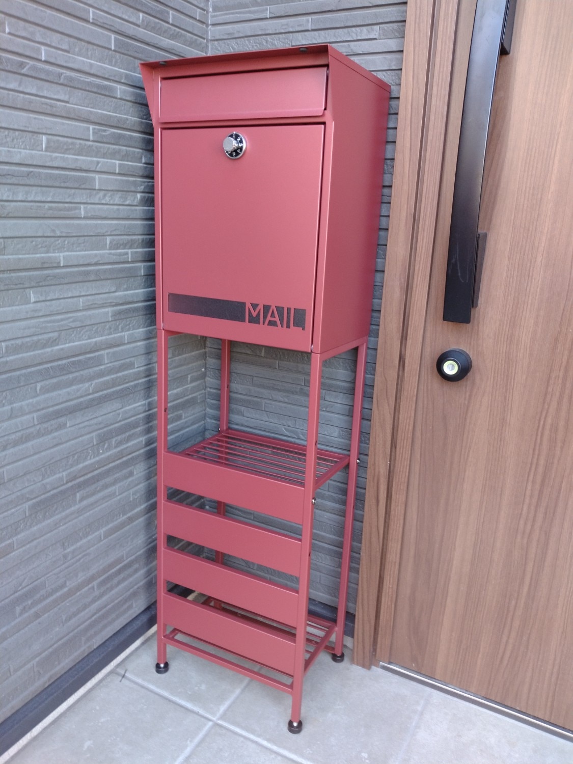 楽天市場】【LINE追加300円クーポン】ポスト 置き型 スタンド モダン