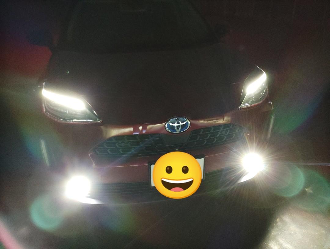 楽天1位獲得 フォグ LED 2色 切り替え フォグランプ ホワイト イエロー バイカラー LED ランプ デュアルカラ フォグランプ バイカラーLED L1Bフォグ レビュー画像6