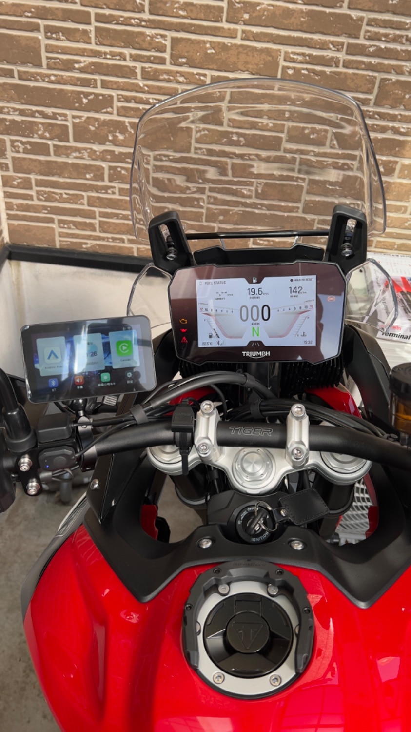 バイク用スマートモニターCarpuride（カープライド 502 5インチ中古品