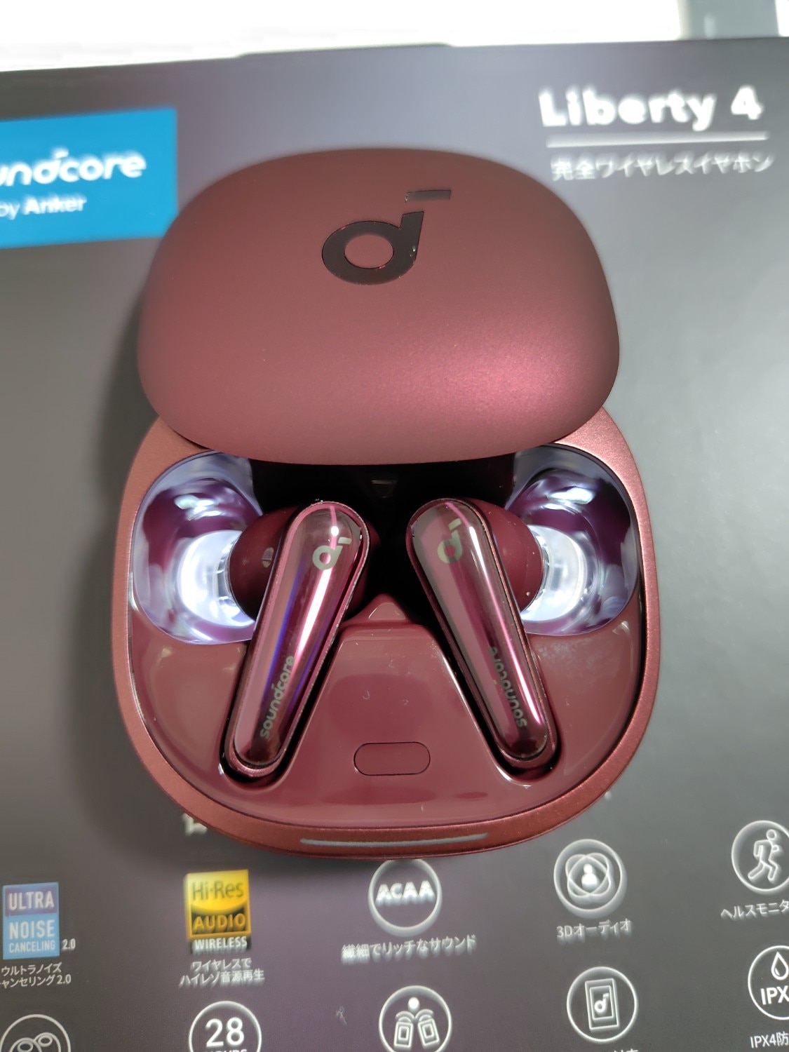 Anker Soundcore Liberty 4 AnkerSoundcoreLiberty4 ワイヤレスイヤホン ノイズキャンセリング レビュー画像8