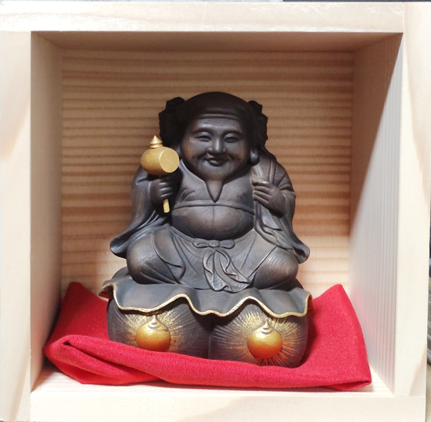 ⭐︎我知日　大黒柱　小　3点セット⭐︎ 楽天市場】【圓徳院公認！】 豊臣秀吉公の三面大黒天 10cm ≫ご祈祷