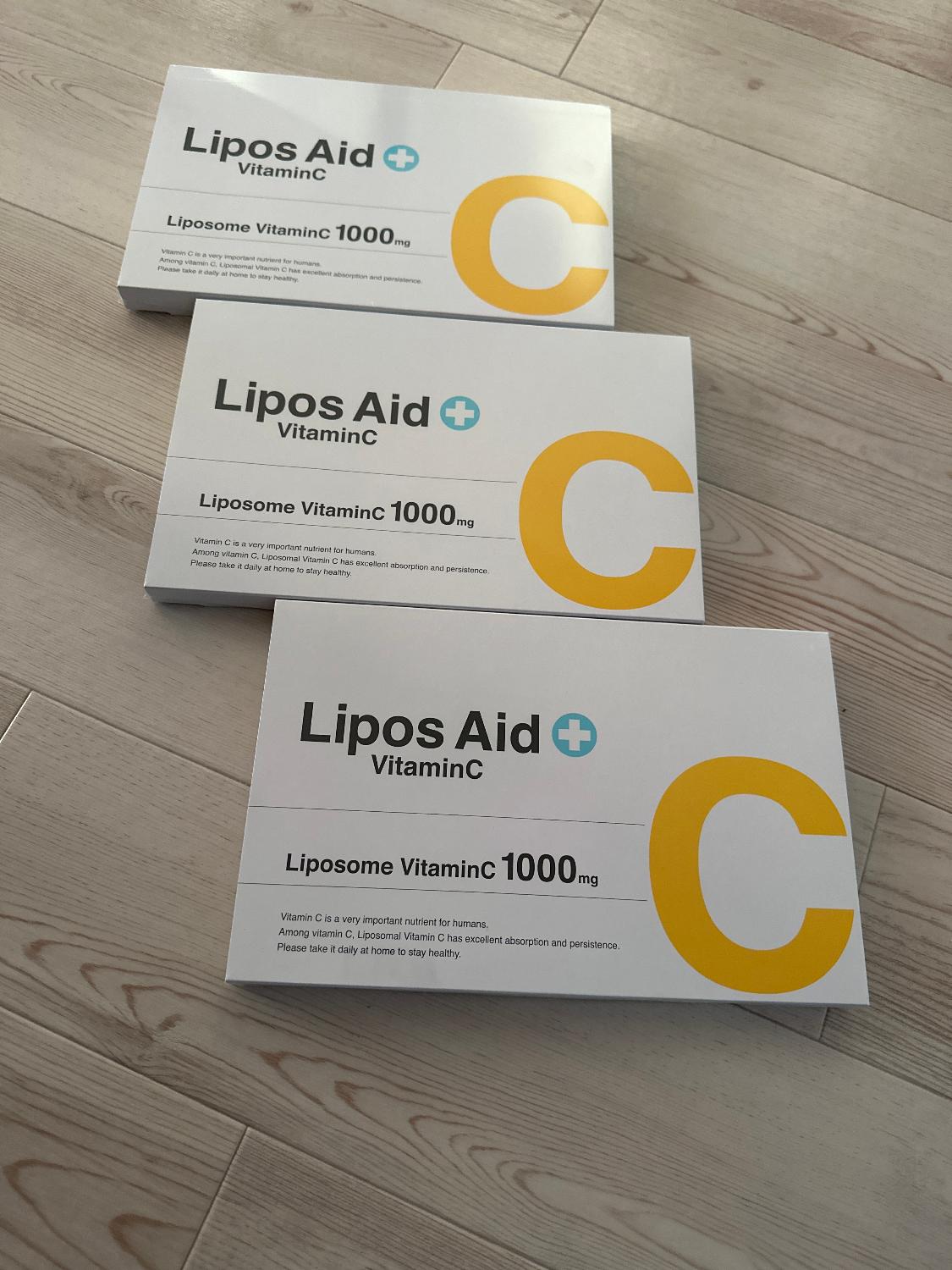 Lipos Aid Vitamin C 1000mg 90g  3箱 DREXEL / リポスエイド ビタミンC 90gの公式商品情報｜美容・化粧品