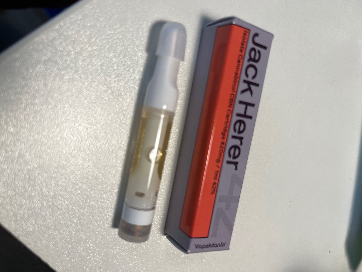 CBN カートリッジ VapeMania CBN 42%420mg 1ml 1本 cbn 高濃度 リキッド cbn ガラ CBNカートリッジ VapeMania ベイプマニア レビュー画像7