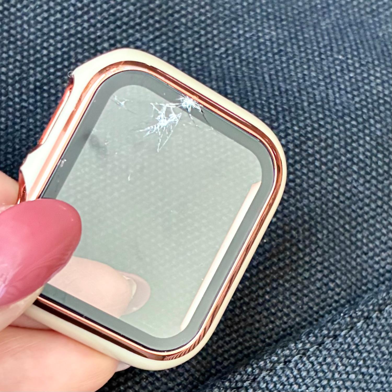 アップルウォッチ カバー 10H 最高硬度 強化ガラス 耐衝撃 empire クリア おしゃれ 38 40 41 42  アップルウォッチカバー empire 強化ガラス レビュー画像4