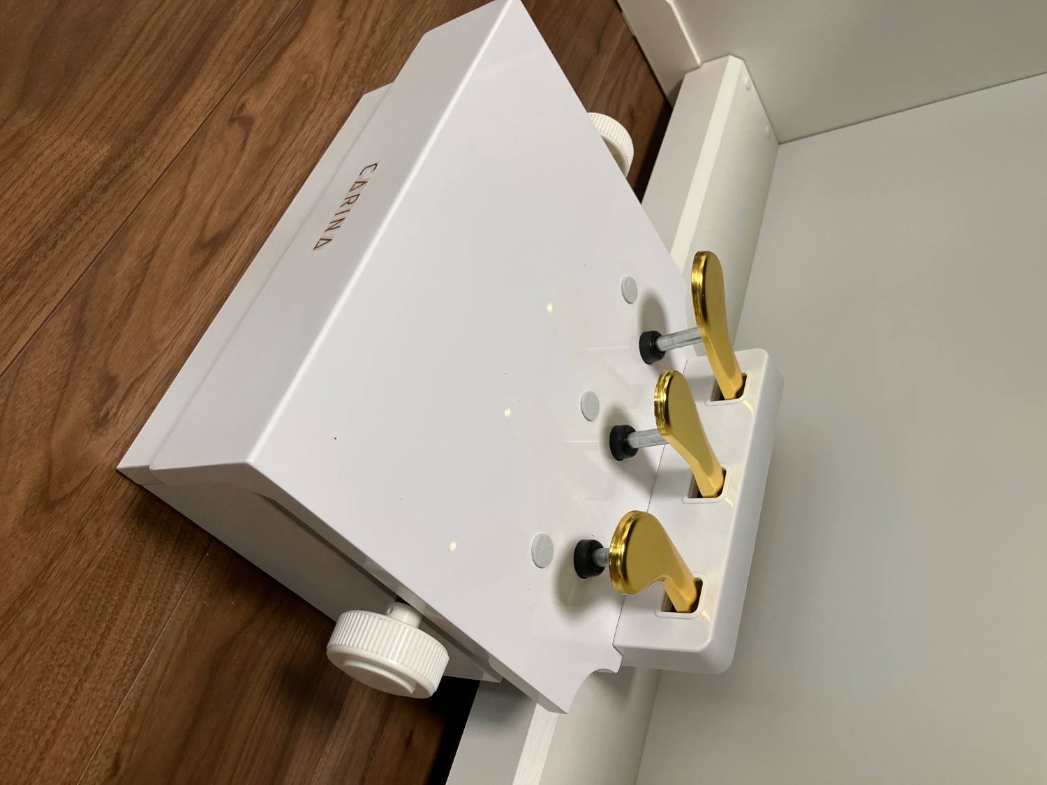 楽天市場】補助ペダル 木製 ピアノペダル ペダル3本 電子