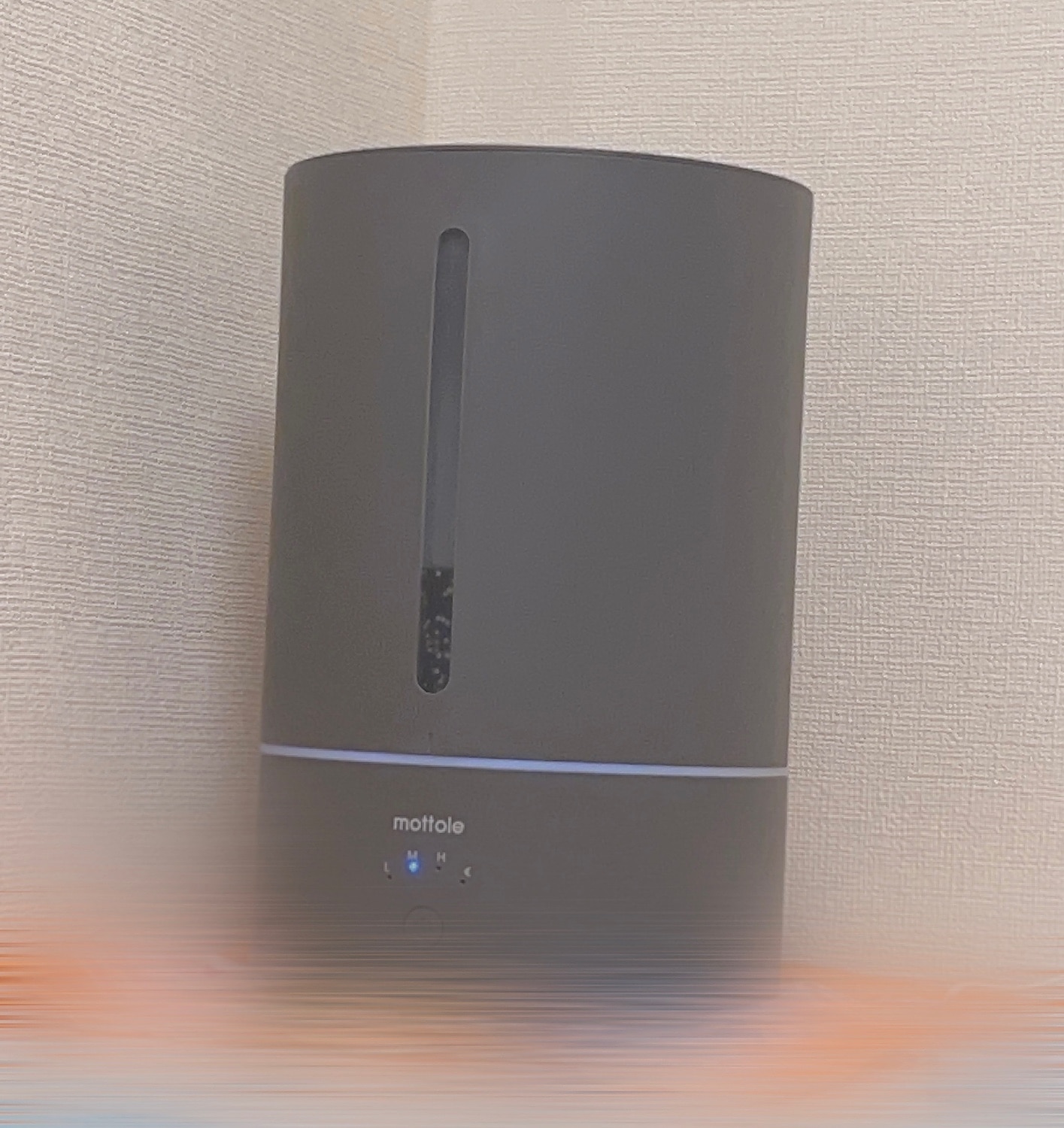 加湿器 お手入れ簡単 上から給水 上部給 スリム 大容量 2.5L 卓上 木目 超音波式 ミスト 静音 静か火傷しない  mottole加湿器 MTL-H001口コミ 上から給水加湿器 レビュー画像13