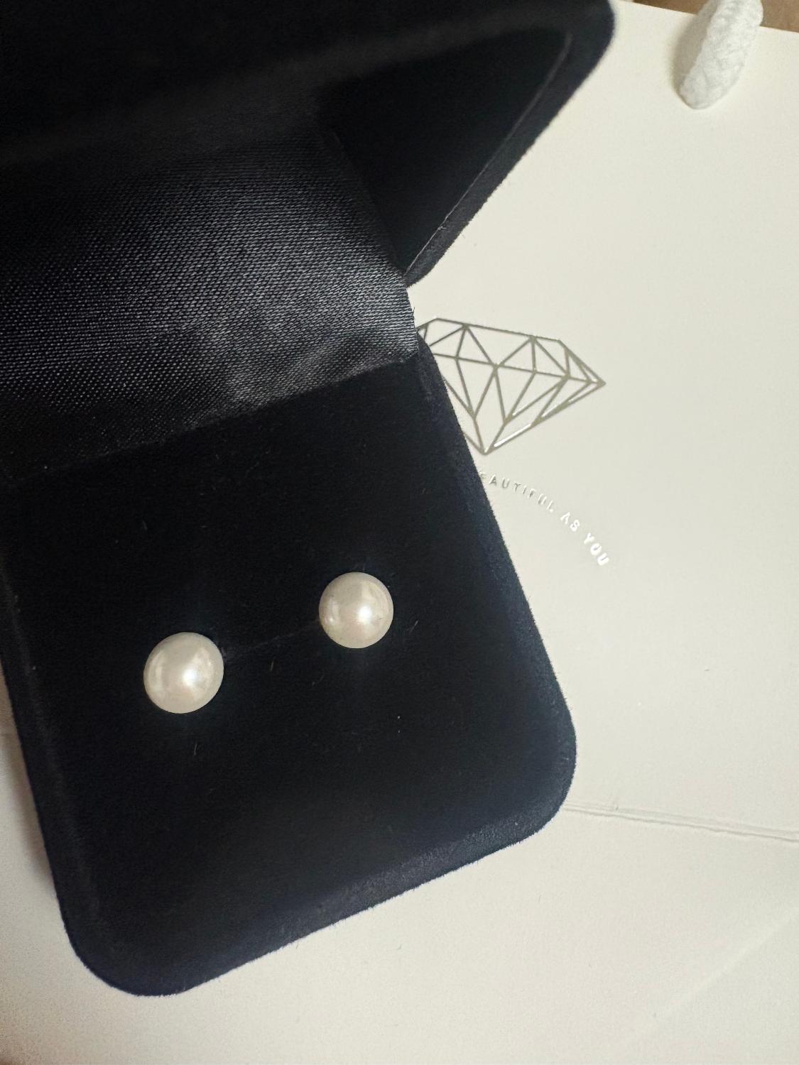 貝パールピアス 貝パールイヤリング クレインズコレクション レビュー画像3