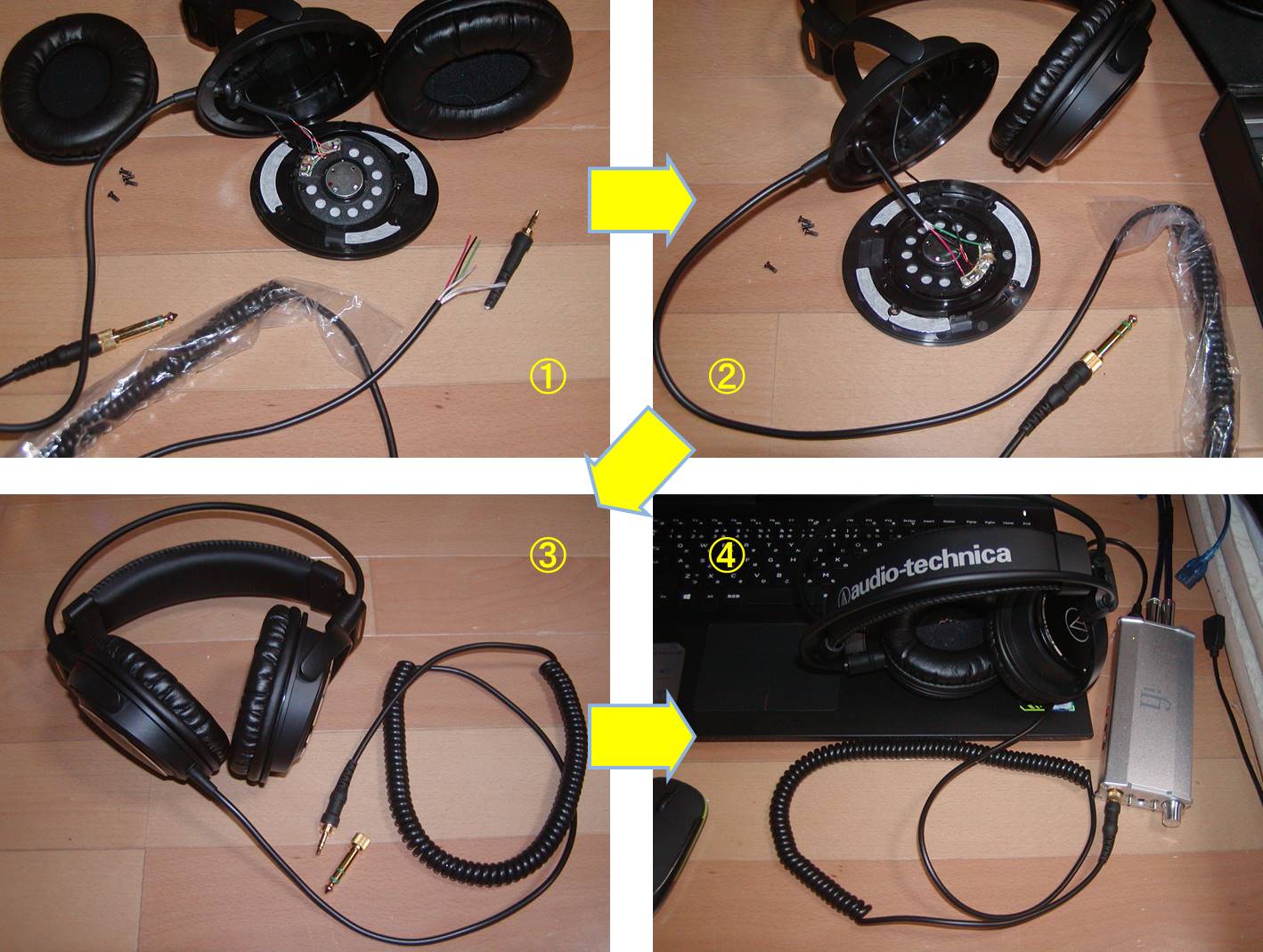 yamicさんさんのオーディオテクニカ AUDIO-TECHNICA CC-PRO700 ATH-PRO500MK2/ATH- PRO700MK2用ヘッドホンコード カールコードタイプ(chuya-online) みんなのレビュー·口コミ
