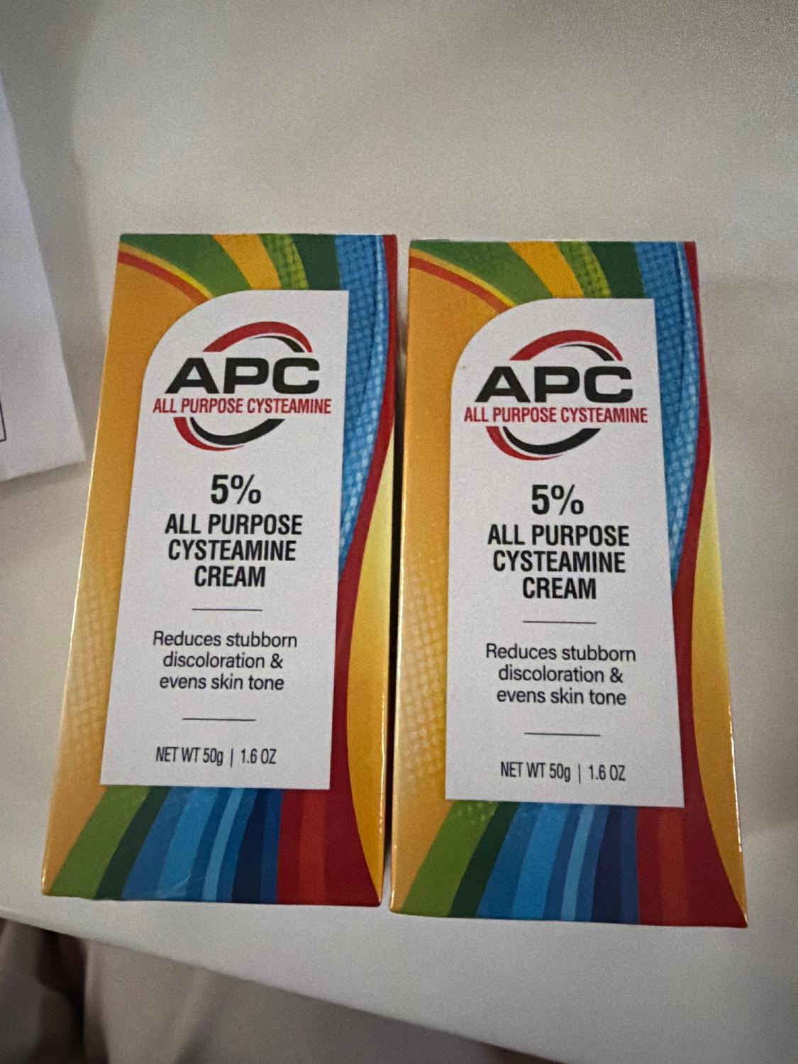 楽天市場】【2本セット】APC 5% システアミン クリーム 1.6oz オール