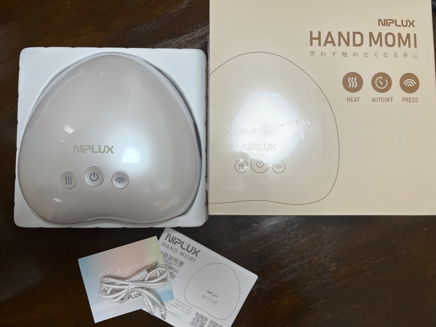 NIPLUX ハンドマッサージャー NIPLUX公式店】HAND MOMI│とろけるハンドケア体験│5本の指を