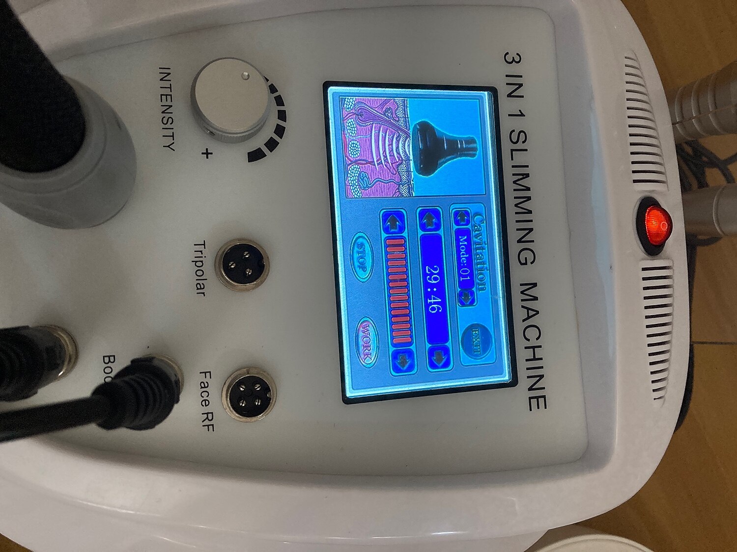 3 IN 1 SLIMMING MACHINE 超音波 ボディケア 美容機器 楽天市場】家庭・業務用キャビテーション 40KHz ラジオ波バキューム付