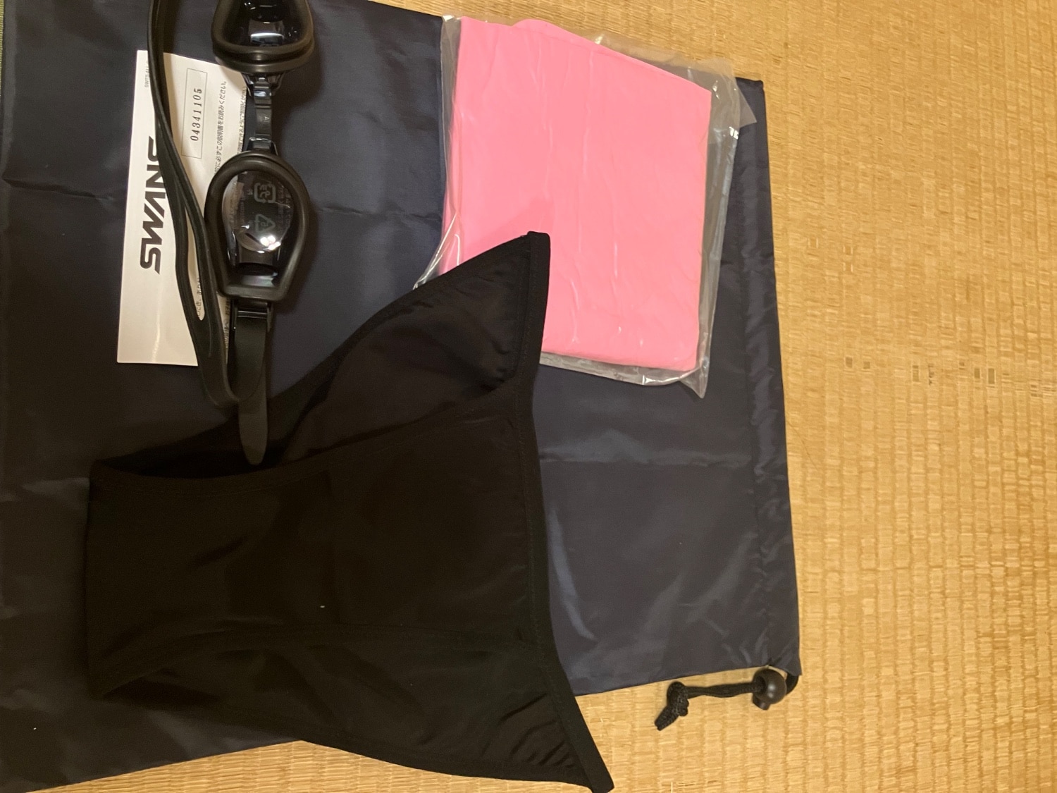送料無料 フィットネス水着 レディース セット 選べる ゴーグル スイムショーツ タオル バッグ 大きいサイズ 体型カバ フィットネス水着 KIREI BEACH KB110 レビュー画像3