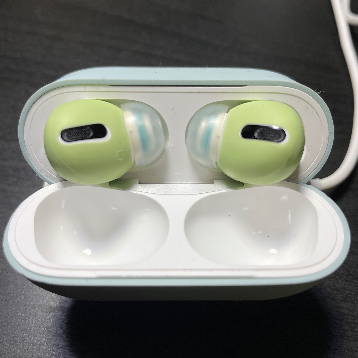 WEB限定 イヤーピース AirPods つけたまま充電収納可能 イヤホンカバー エアーポッズ用アクセサリー Pro