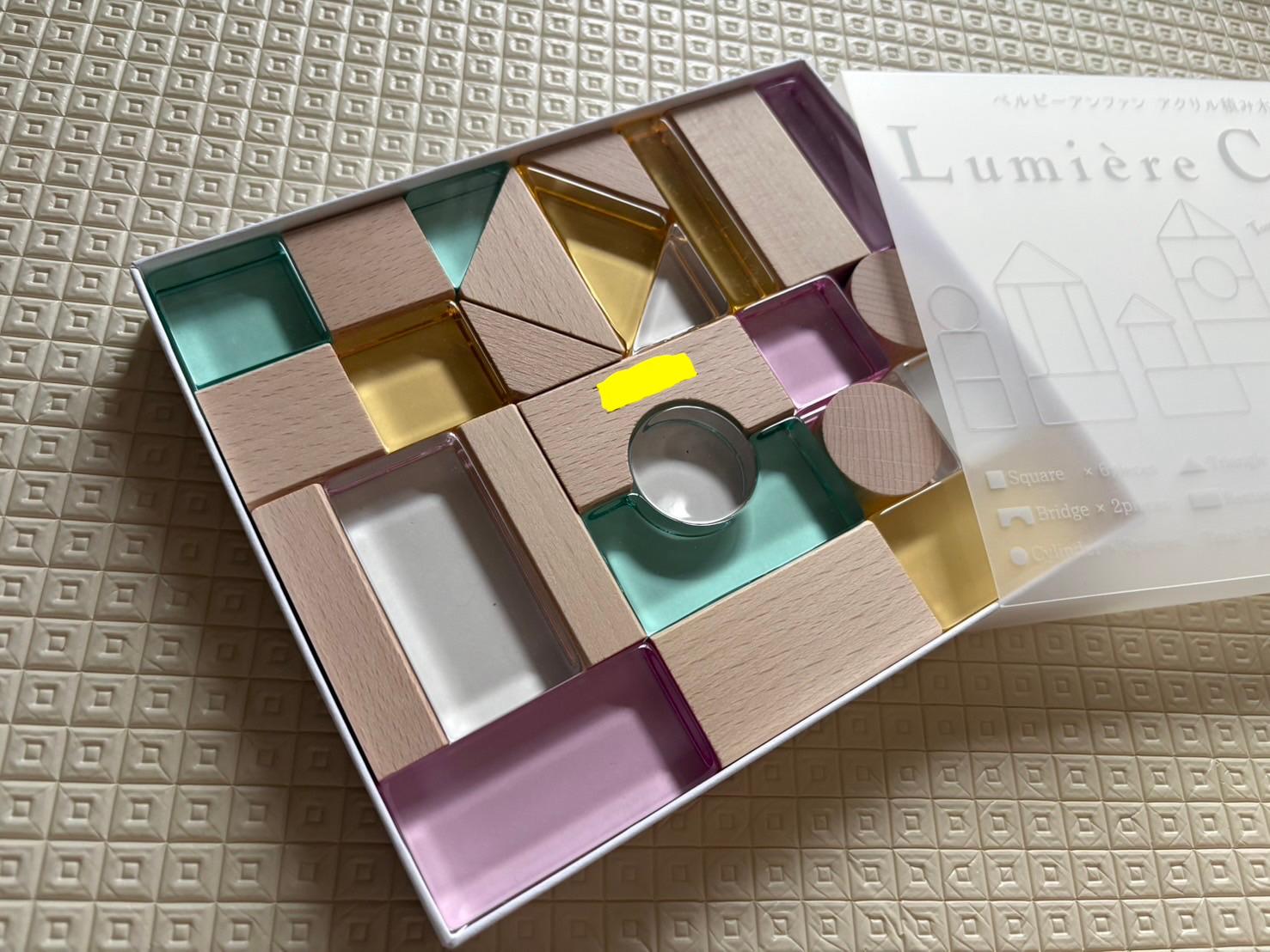 楽天市場】【出産祝い つみき】ベルビーアンファン Lumiere Cubes