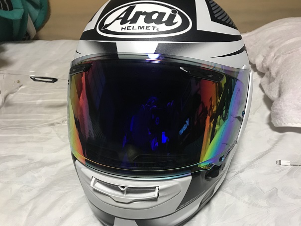 市場 アライ VAS-Z Arai ミラーシールド セミスモーク