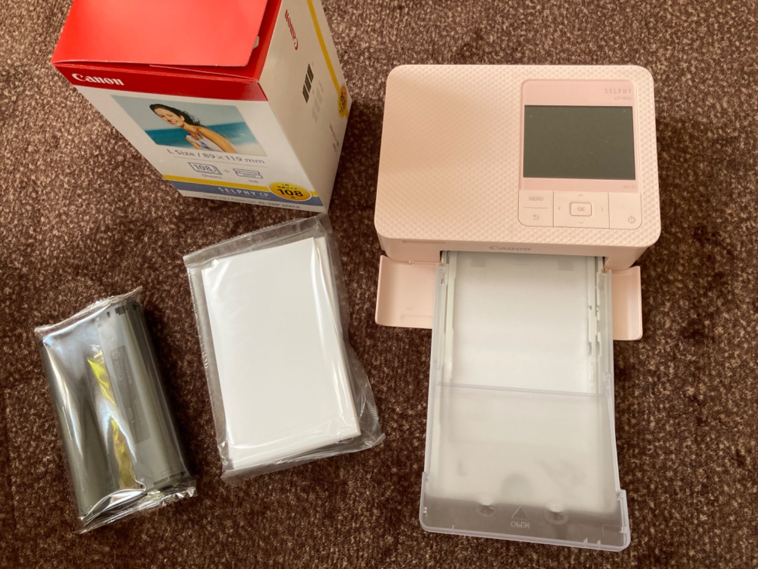 楽天市場】キヤノン フォトプリンター SELPHY CP1500 コンパクト 小型