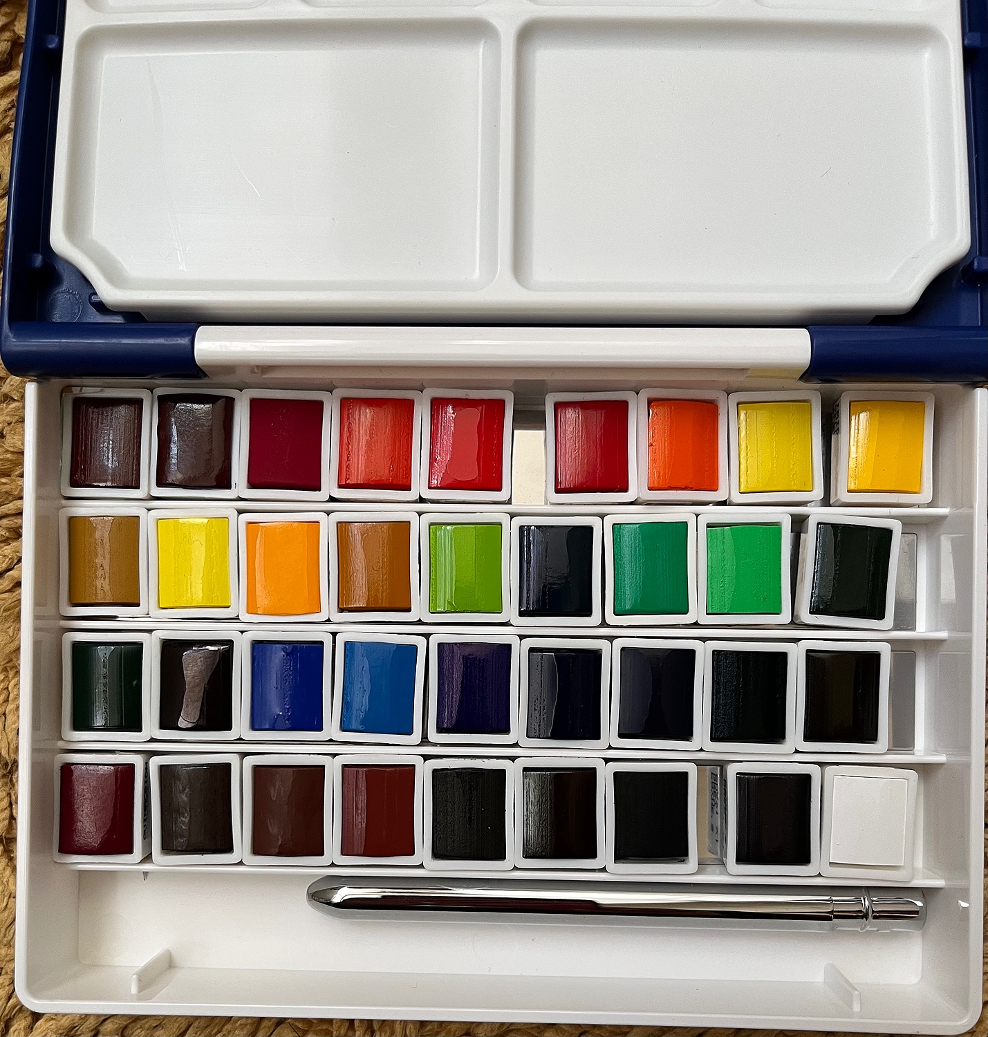 ホルベイン 固形水彩絵具 アーチストパンカラー PN698 36色セット (パームボックス プラス) 2698