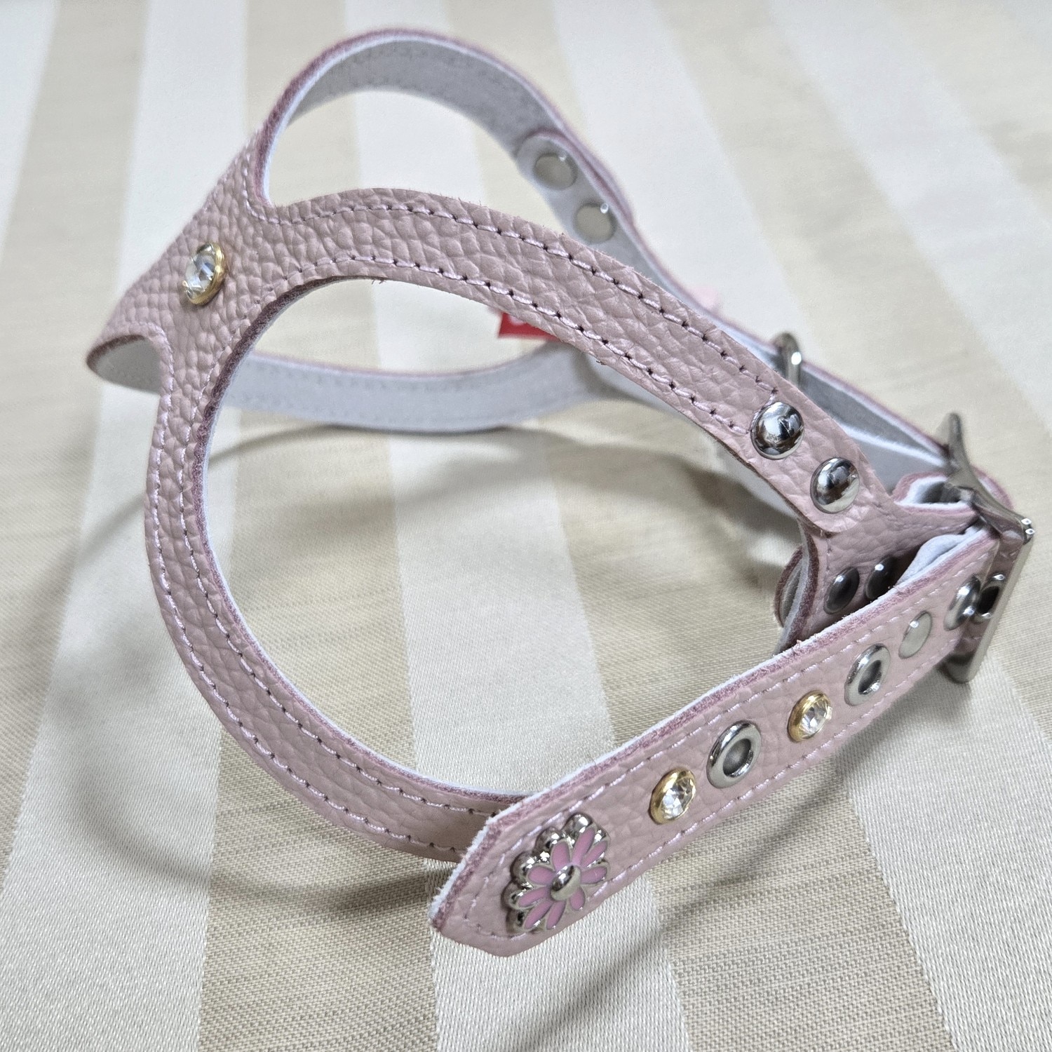 獣医師推奨 BBハーネス バディーベルト 3.5号 ペット 犬 レザー 本革