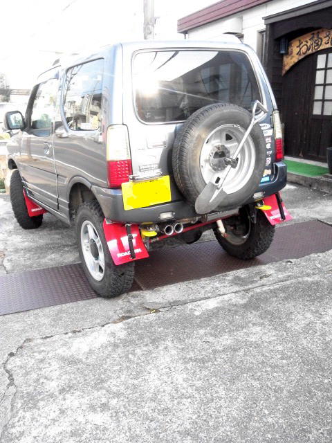 楽天市場】ROADWINマッドフラップ・リアCタイプジムニーJB23 カスタム