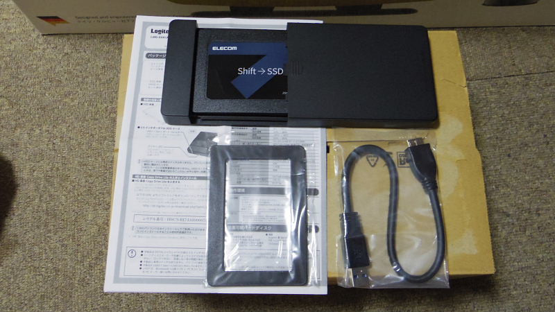 【楽天市場】ロジテック SSD 換装 キット 480GB 2.5 インチ 内蔵SSD SATA 7mm→9.5mm 変換スペーサー・データ移行